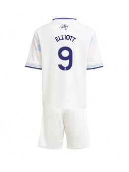Billige Aston Villa Harvey Elliott #9 Tredjedraktsett Barn 2025-26 Kortermet (+ Korte bukser)